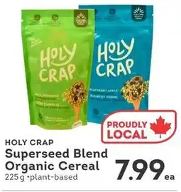IGA Holy crap superseed blend organic cereal offer