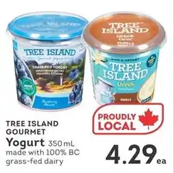 IGA Tree island gourmet yogurt offer