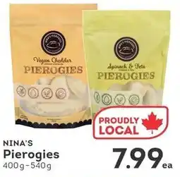 IGA Nina's pierogies offer