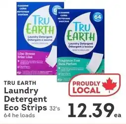 IGA Tru earth laundry detergent eco strips offer