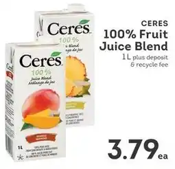 IGA Ceres 100% fruit juice blend offer
