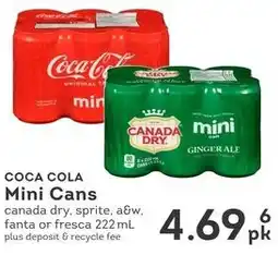 IGA Coca cola mini cans offer
