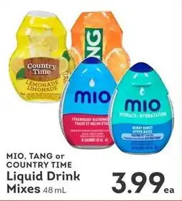 IGA Mio, tang or country time liquid drink mixes offer