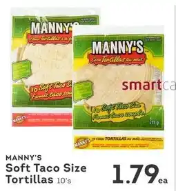 IGA Manny's soft taco size tortillas offer