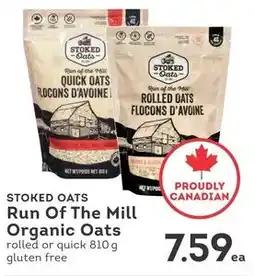 IGA Stoked oats run of the mill organic oats offer
