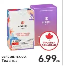 IGA Genuine tea co. teas offer