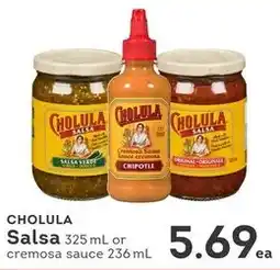 IGA Cholula salsa offer
