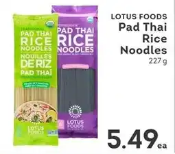 IGA Lotus foods pad thai rice noodles offer