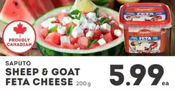 IGA Saputo sheep & goat feta cheese offer