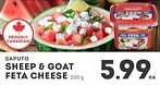 IGA Saputo sheep & goat feta cheese offer