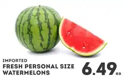 IGA Fresh personal size watermelons offer