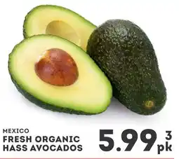 IGA Mexico fresh organic hass avocados offer