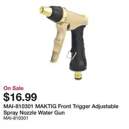 Bumper to Bumper MAKTIG Front Trigger Adjustable Spray Nozzle Water Gun offer