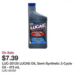 Bumper to Bumper LUCAS OIL Semi-Synthetic 2-Cycle Oil - 473 mL offer