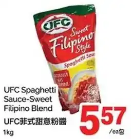 T&T Supermarket UFC Spaghetti Sauce Sweet Filipino Blend offer