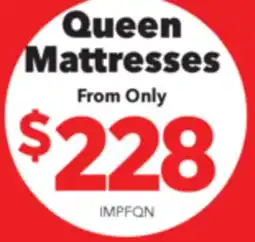 Surplus Furniture Queen Mattresses Starting at Only offer