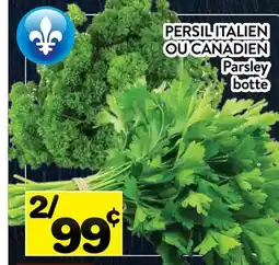 Supermarché PA PERSIL ITALIEN OU CANADIEN | Parsley botte offer