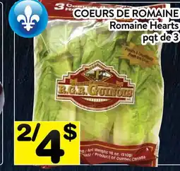 Supermarché PA COEURS DE ROMAINE | Romaine Hearts offer