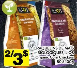 Supermarché PA CRAQUELINS DE MAÏS BIOLOGIQUES ILIOS | Organic Corn Crackers offer