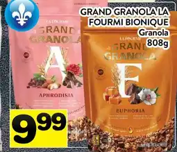 Supermarché PA GRAND GRANOLA LA FOURMI BIONIQUE | Granola offer