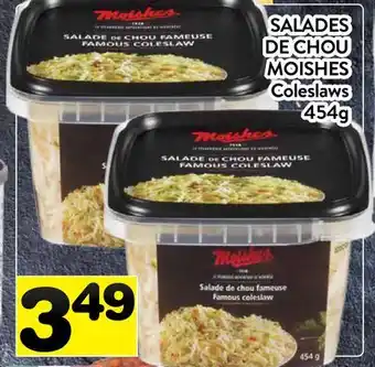 Supermarché PA SALADES DE CHOU MOISHES | Coleslaws offer