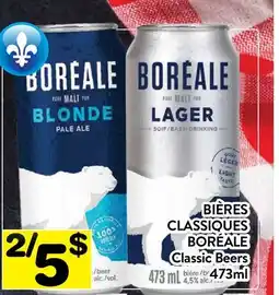 Supermarché PA BIÈRES CLASSIQUES BORÉALE | Classic Beers offer