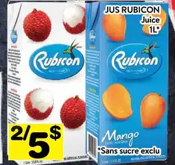 Supermarché PA JUS RUBICON | Juice offer