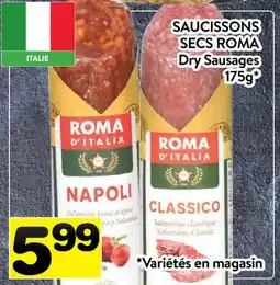 Supermarché PA SAUCISSONS SECS ROMA | Dry Sausages offer
