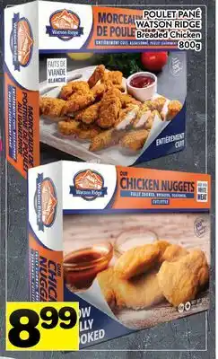 Supermarché PA POULET PANÉ WATSON RIDGE | Breaded Chicken offer