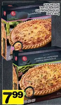 Supermarché PA QUICHES OU TARTES PLAISIRS GASTRONOMIQUES offer