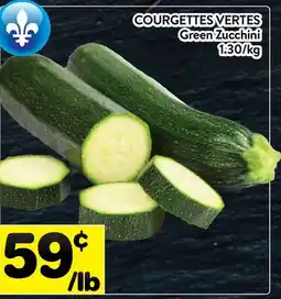 Supermarché PA COURGETTES VERTES | Green Zucchini offer