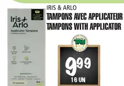 Marches Tau TAMPONS AVEC APPLICATEUR IRIS & ARLO offer