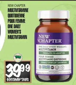 Marches Tau MULTIVITAMINE QUOTIDIENNE POUR FEMME NEW CHAPTER offer