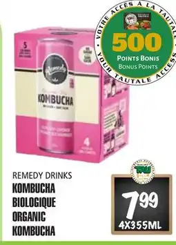 Marches Tau KOMBUCHA BIOLOGIQUE REMEDY DRINKS offer