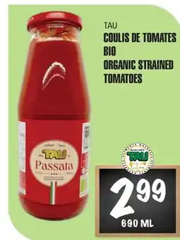 Marches Tau TAU COULIS DE TOMATES BIO offer