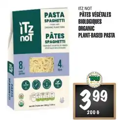 Marches Tau PÂTES VÉGÉTALES BIOLOGIQUES ITZ NOT offer