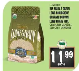 Marches Tau RIZ BRUN À GRAIN LONG BIOLOGIQUE LUNDBERG offer