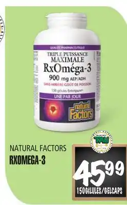 Marches Tau NATURAL FACTORS RXOMEGA-3 offer