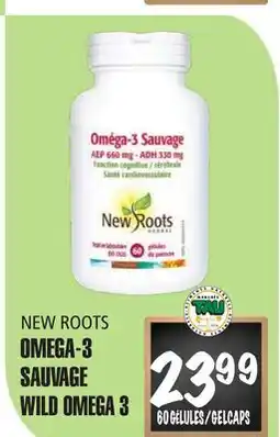 Marches Tau OMEGA-3 SAUVAGE NEW ROOTS offer