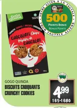 Marches Tau BISCUITS CROQUANTS GOGO QUINOA offer