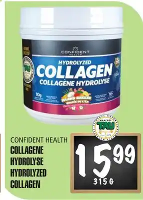 Marches Tau COLLAGENE HYDROLYSE CONFIDENT HEALTH offer