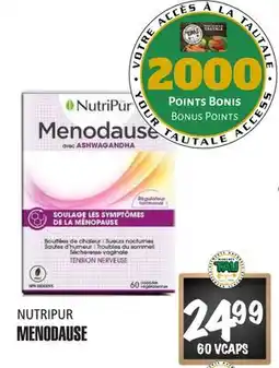 Marches Tau MENODAUSE NUTRIPUR offer