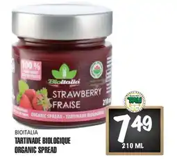 Marches Tau BIOITALIA TARTINADE BIOLOGIQUE ORGANIC SPREAD offer