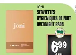 Marches Tau JONI SERVIETTES HYGIENIQUES DE NUIT OVERNIGHT PADS offer