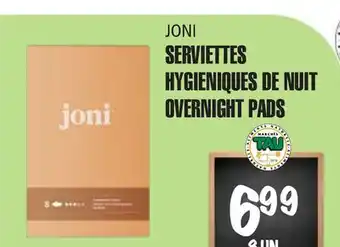 Marches Tau JONI SERVIETTES HYGIENIQUES DE NUIT OVERNIGHT PADS offer