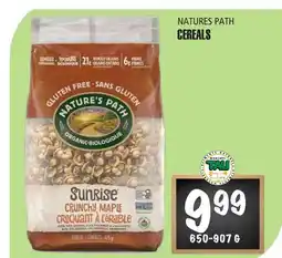 Marches Tau NATURES PATH CEREALS offer