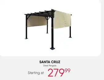Meubles RD SANTA CRUZ Steel Pergola offer