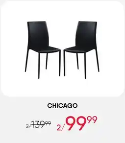 Meubles RD chicago - CHAIRS (2 PER BOX) offer