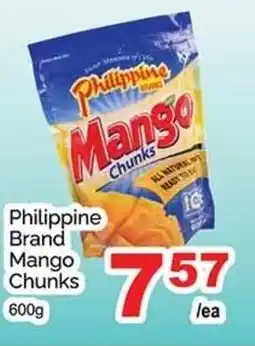 T&T Supermarket Philippine brand mango chunks offer