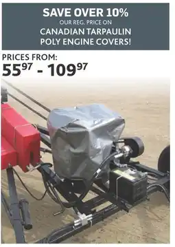 Co-op Canadian tarpaulin poly engine covers offer